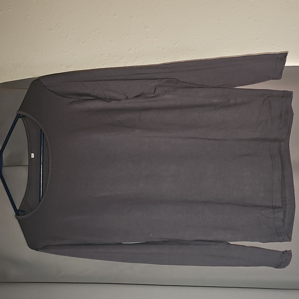 Womans's Longsleeve Charcoal Heather